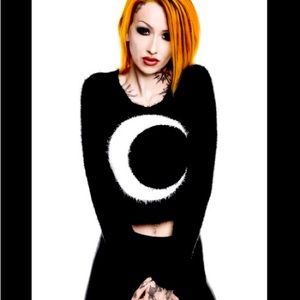 Killstar Moon Crop Sweater